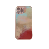 Чехол для Apple iphone 12Pro розовые облака/Айфон 12 Про розовые облака