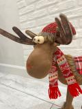 Олень на лапах, новогодний. Игрушка под елку